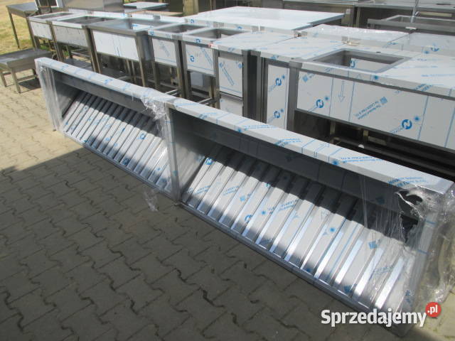 OKAP GASTRONOMICZNY TRAPEZOWY Z FILTRAMI 3507040 Ostrów Wielkopolski