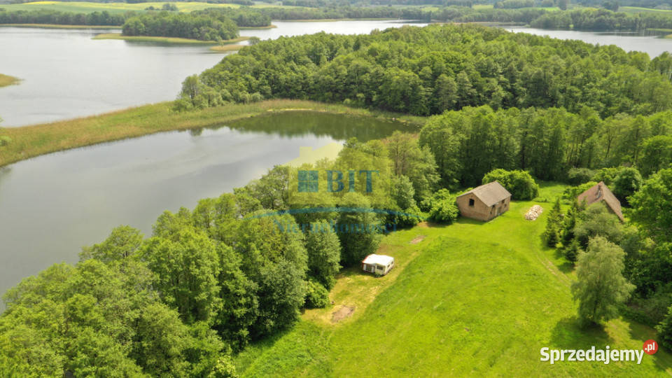 Jezioro Drawsko półwysep Szymalów pow 575ha Czaplinek