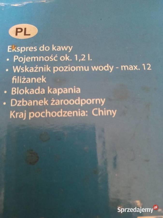 Mały ekspres do kawyprzelewowyNOWY Mysłowice