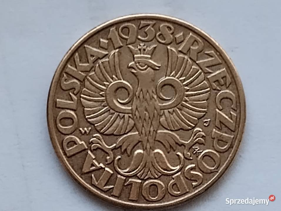 Moneta II RP 5 groszy z 1938 roku Numizmatyka Warszawa