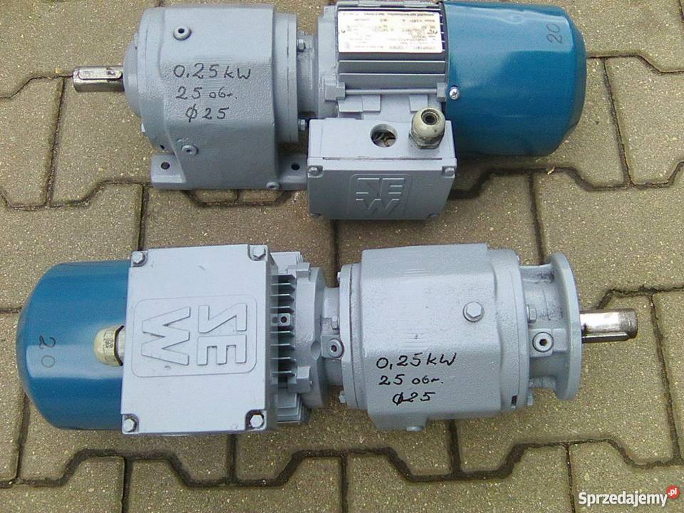 Motoreduktor 025 kW 175 obr 3faz Produkcja