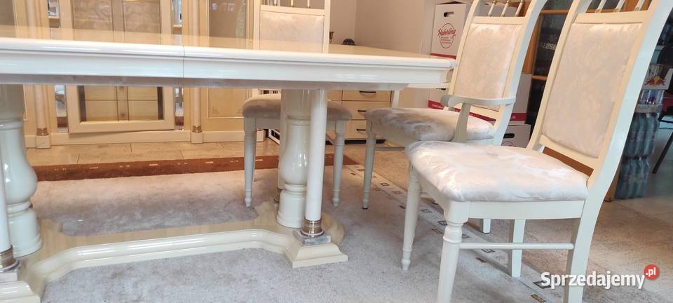 Jadalnia włoska witryna stół krzesła piękny 205cm kujawsko-pomorskie Sypniewo