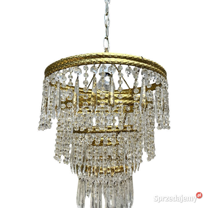 Żyrandol kryształowy eleznobrodsk Sklo Warszawa