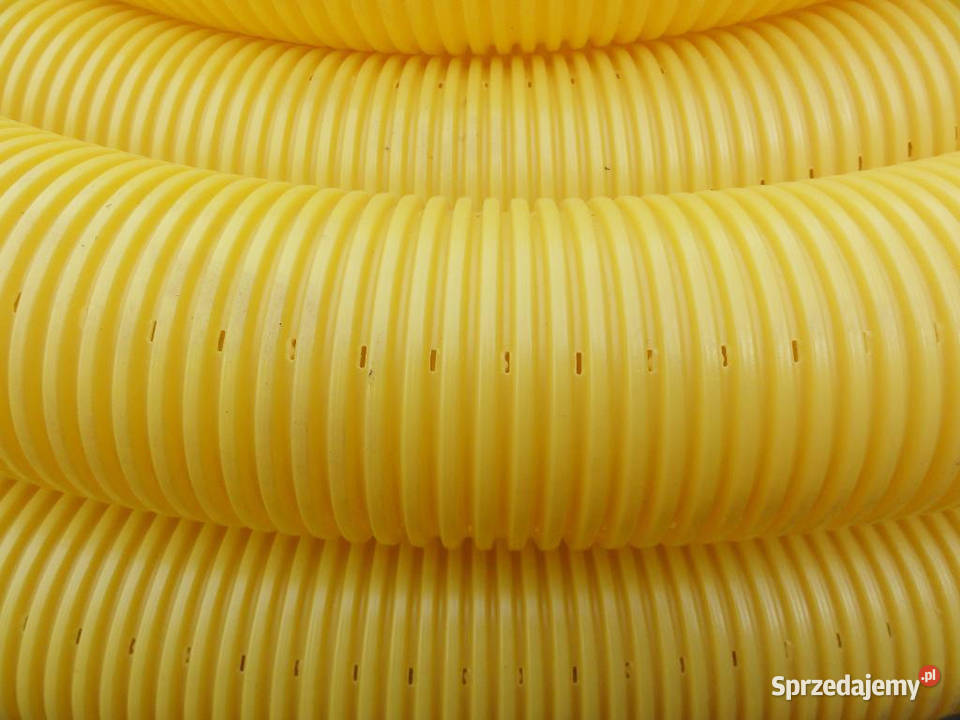 RURA DRENARSKA PVC 100 DREN drenażowa z otworami Wrocław