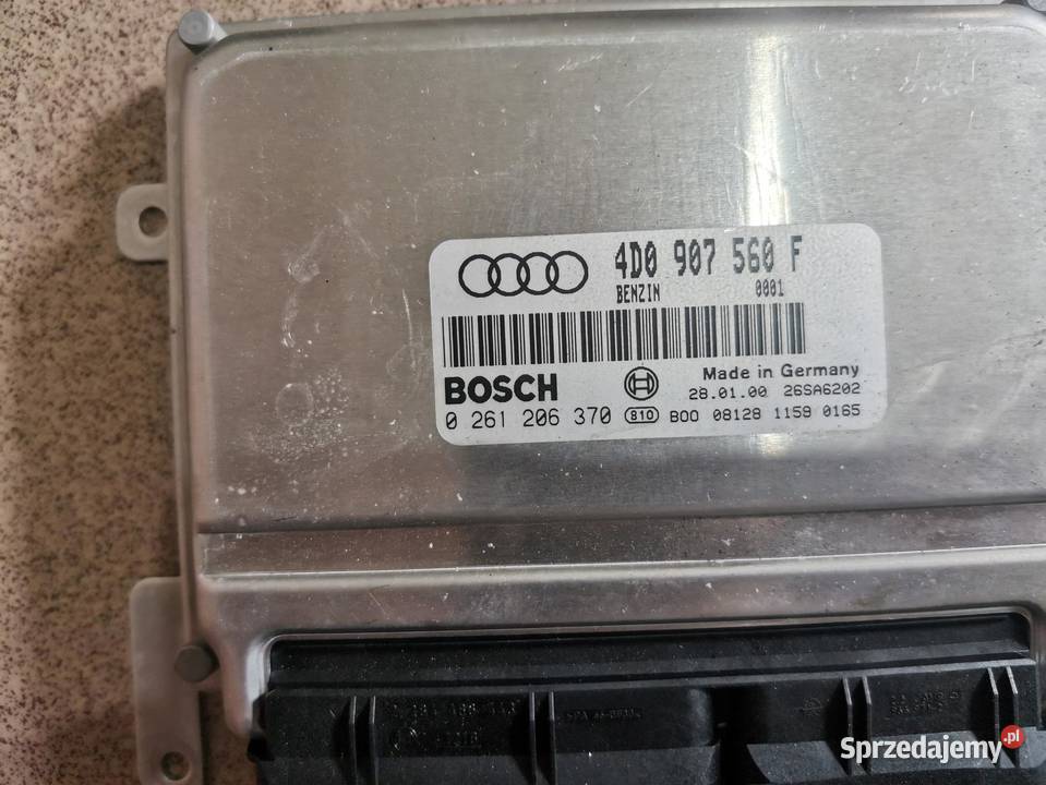 AUDI A8 D2 STEROWNIK KOMPUTER SILNIKA 4D0907560F Przemęt