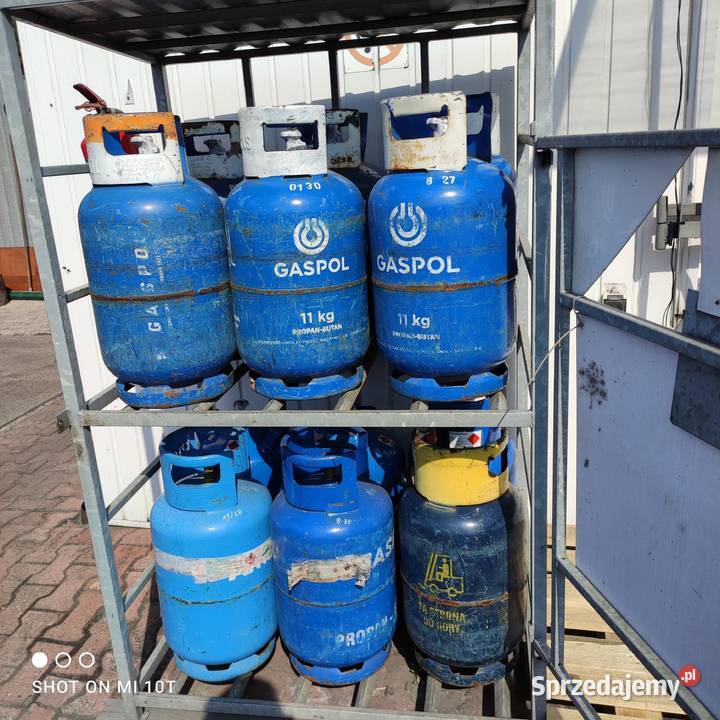 Gaz butle gazowe 11 metalowe małopolskie sprzedam