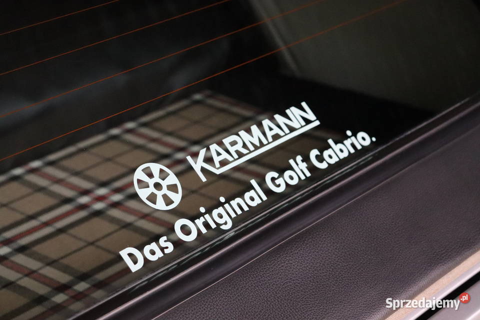 Naklejka KARMANN Das Original Golf Cabrio 19XX Motoryzacja Mierzęcice