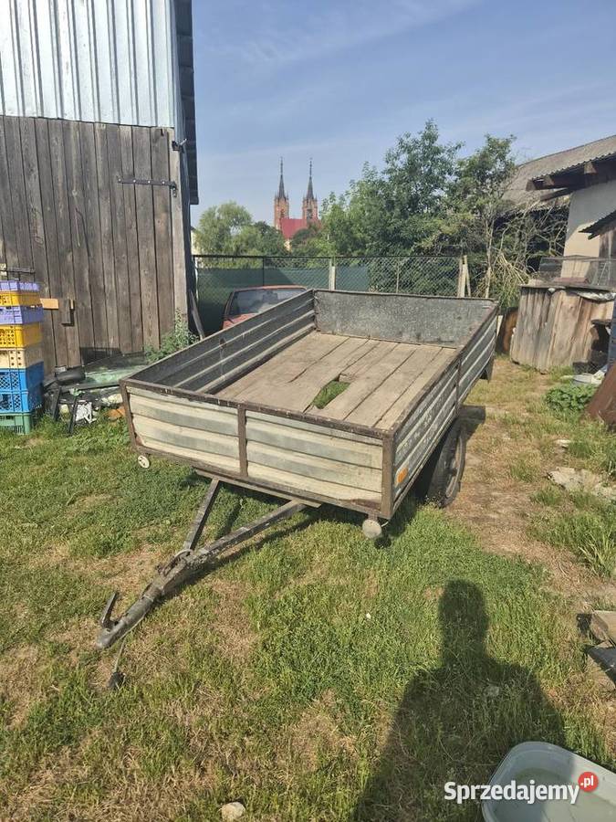 Przyczepka samochodowa samochodowa Sam Do samochodów osobowych Łopiennik Nadrzeczny