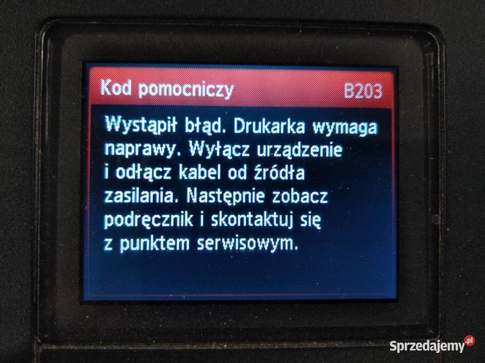 Drukarka canon mg 5750 b203 Izdebnik