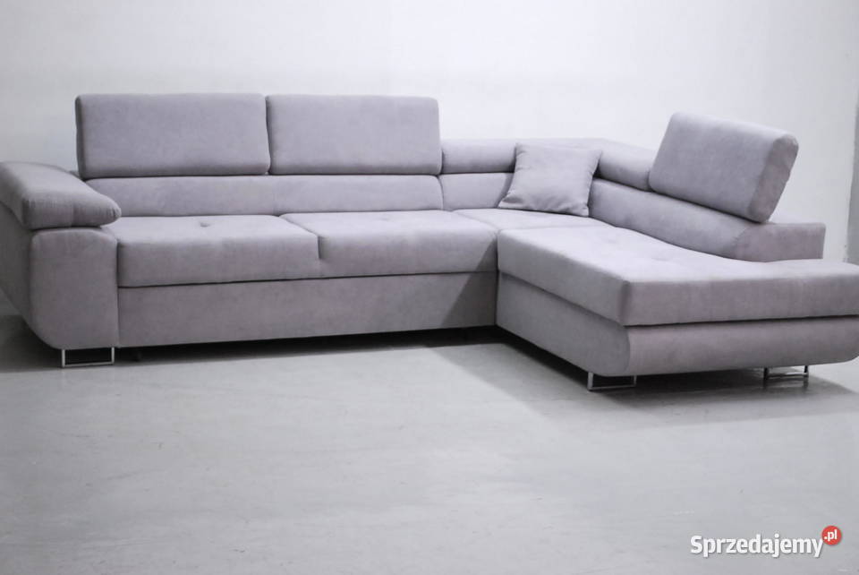 SAR DESIGN NOWOCZESNY NAROŻNIK funkcja spania 282cm