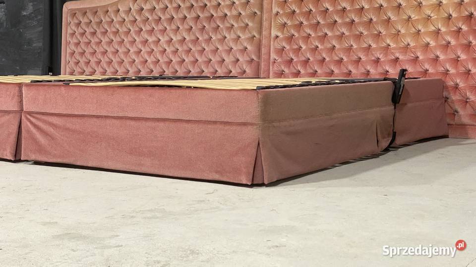 Łóżko z tapicerowanym zagłówkiem stelaże elektr zachodniopomorskie Gryfice