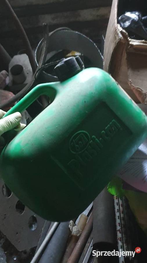 Kanister plastikowy mały zielony na benzyne olej mazowieckie Warszawa
