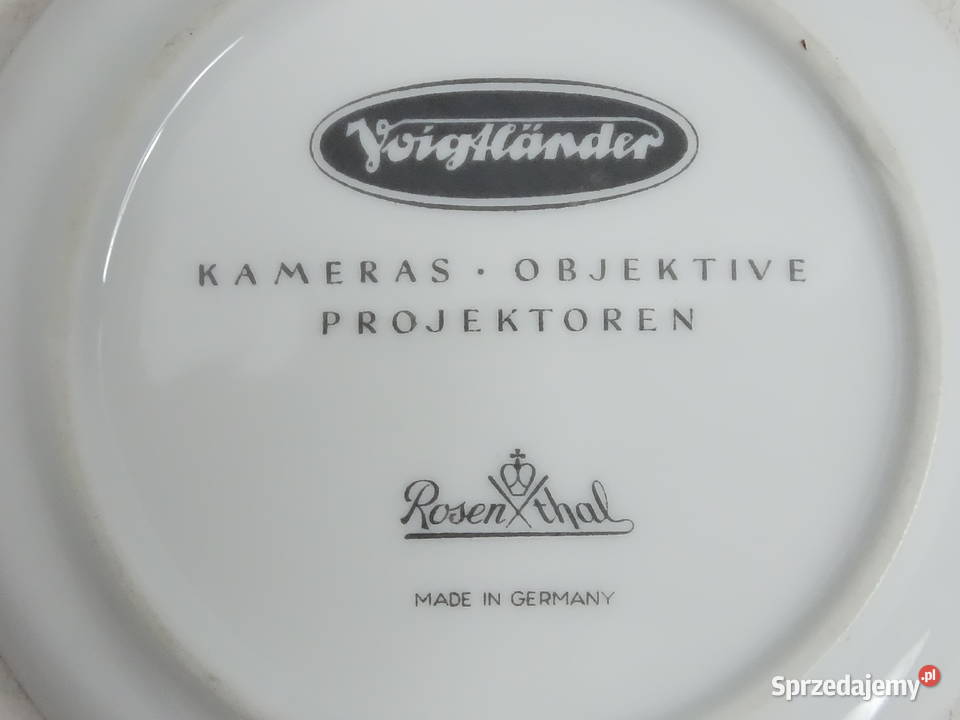 Unikat Markowe spodeczki Rosenthal Voigtlnder Biłgoraj