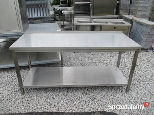 STÓŁ GASTRONOMICZNY Z PÓŁKĄ PRZYŚCIENNY 1807085 Ostrów Wielkopolski