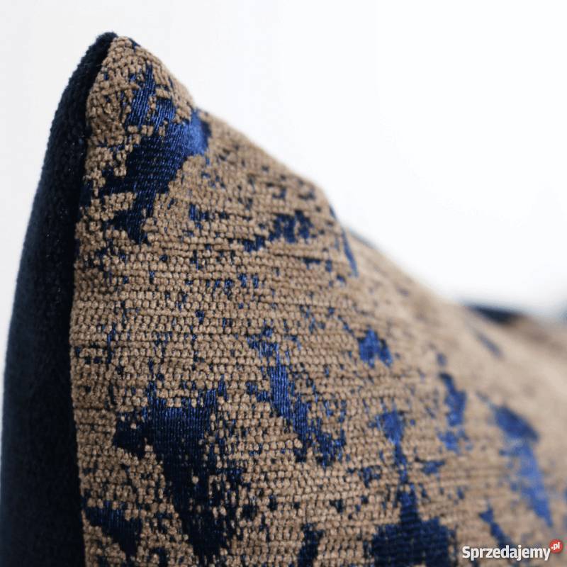 Poduszka ozdobna klasyczna beżowa granatowa do inny kolor lubelskie Lublin
