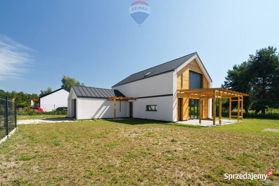 Nowoczesny energooszczędny piękna duża działka wolnostojący Nieruchomości mazowieckie Żółwin