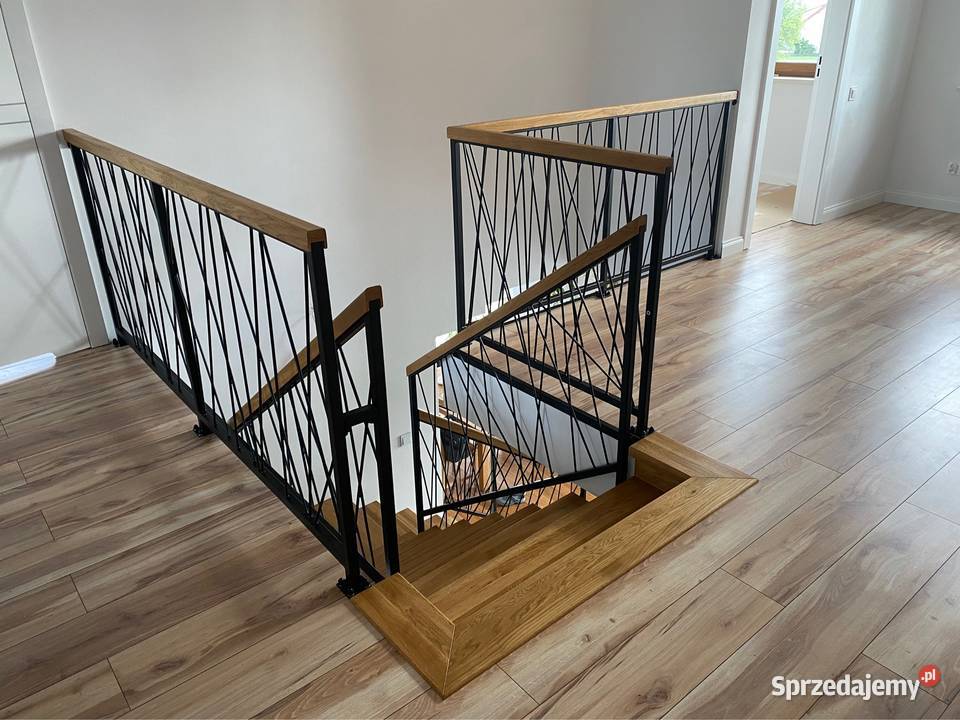 Schody metalowe nowoczesne policzkowe Lublin