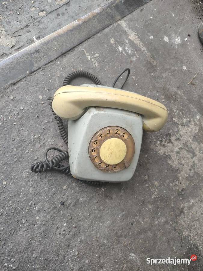 SPRAWNY legenda PRL Telefon tarcza kręcony antyk Krotoszyn