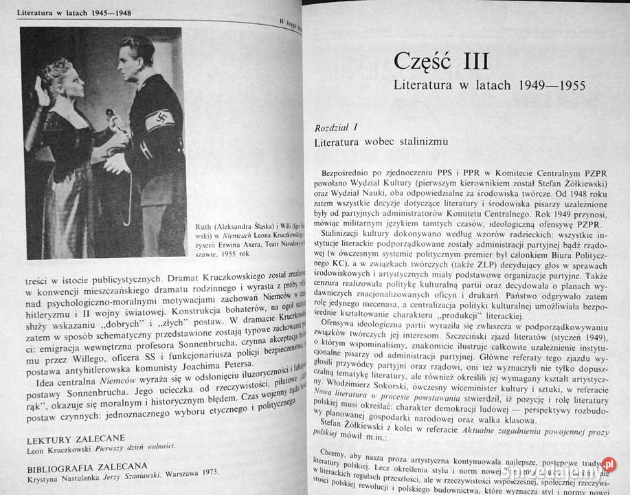 Literatura polska 1939 roku Tomasz Wroczyński Chełm sprzedam