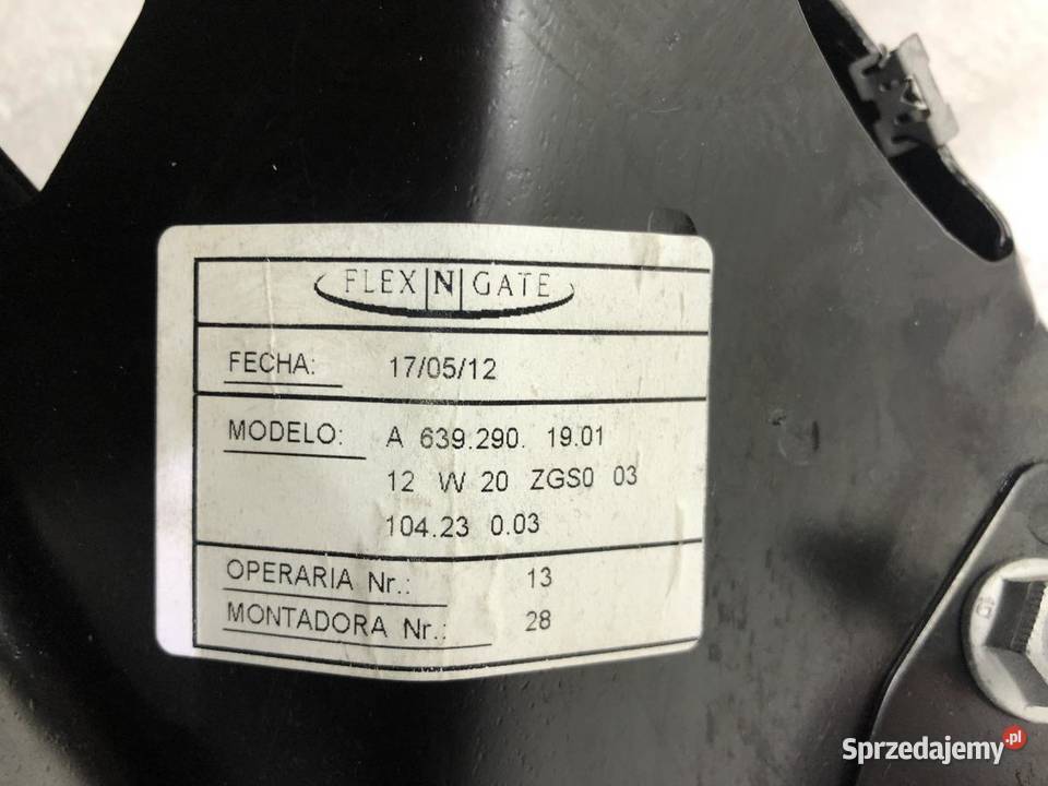 PEDAŁ HAMULCA MERCEDES VITO W639 A6392901901 sprzedam