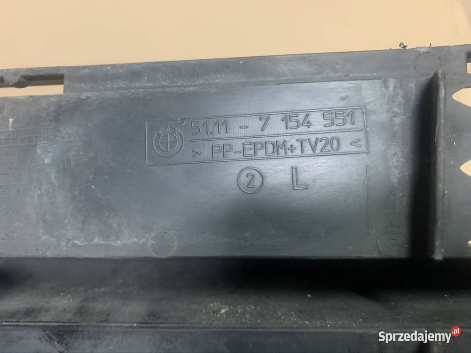 7154551 Kratka zderzaka lewa bmw 3 e90 e91 zachodniopomorskie Szczecin