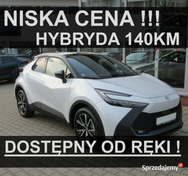 Toyota CHR Nowa 140 Hybryda Dostępna ręki Wersja zachodniopomorskie Szczecinek