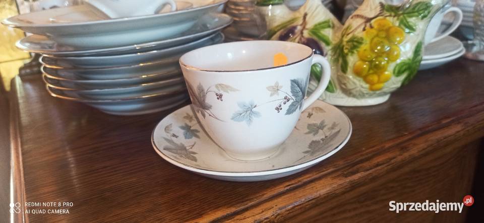 Filiżanka Ridgway Staffordshire White Mist Gdańsk