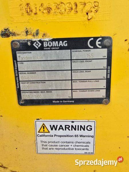 WALEC BOMAG BW80 AD5