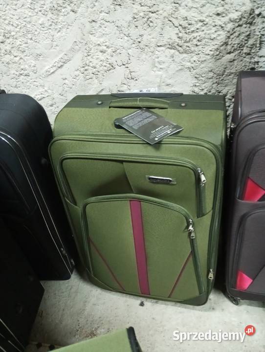 Walizka duża xxl z grubej codury na 4 kołach Lublin sprzedam