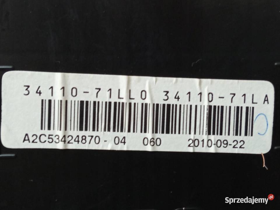 LICZNIK A2C53424870 3411071LL0 12 B Suzuki Swift sprzedam