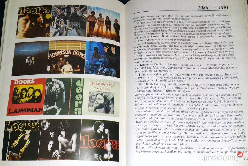 The Doors Czas Apokalipsy Piotr Kosiński Rok wydania 1993 Chełm sprzedam