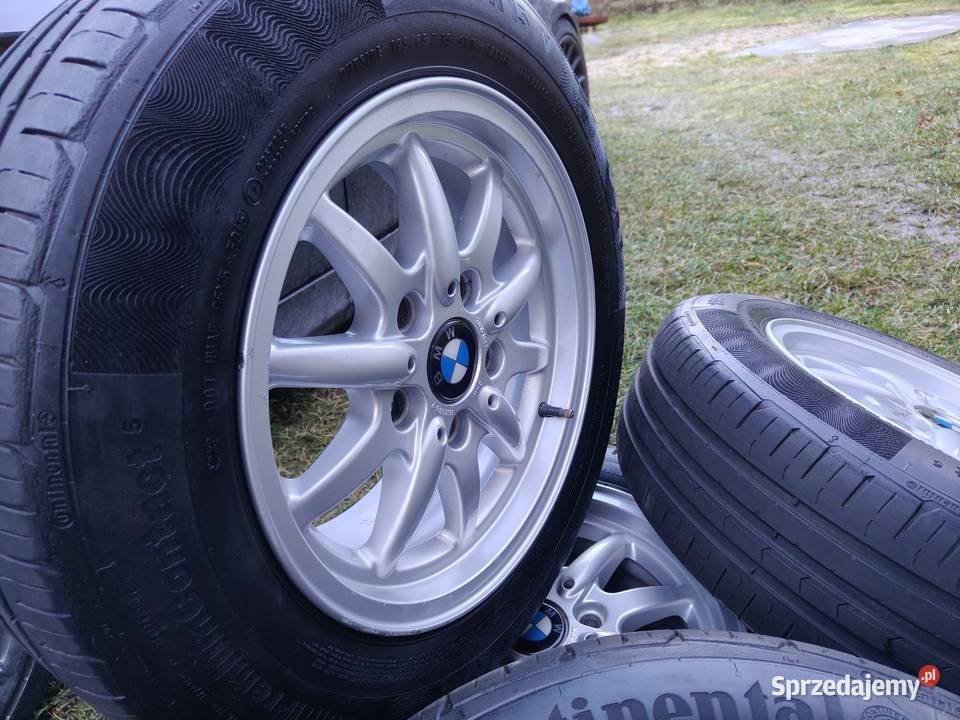Bmw e36 e46 felgi aluminiowe z oponami letnimi BMW OE Aleksandrów Łódzki