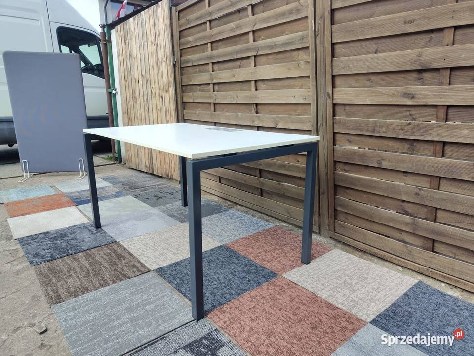 9 x biurko 140x80 biały blat Warszawa