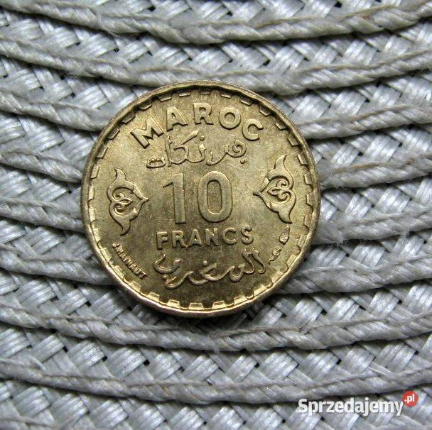 Maroko 10 Frank 1952r Protektorat Francuski Kalisz