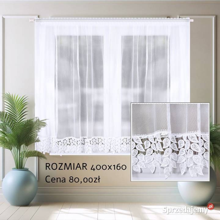 Firany do pokoju salonu kuchni jadalni FIRANY Garwolin