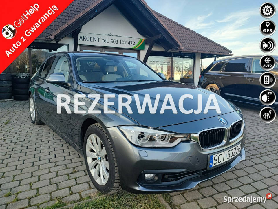 BMW 318 oryginał lakier automat serwis F30F31 1499cm3 śląskie Ustroń
