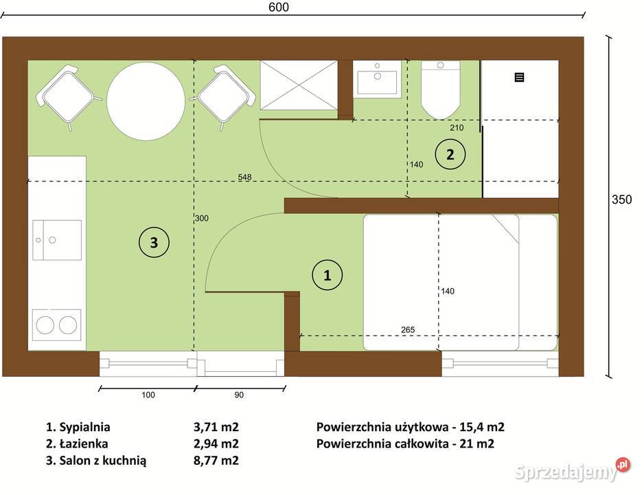 Nowoczesny Domek Letniskowy 6x35 m Chełm