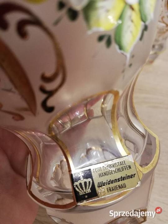 Szkło kryształ sygnowane Weidensteiner Ropa