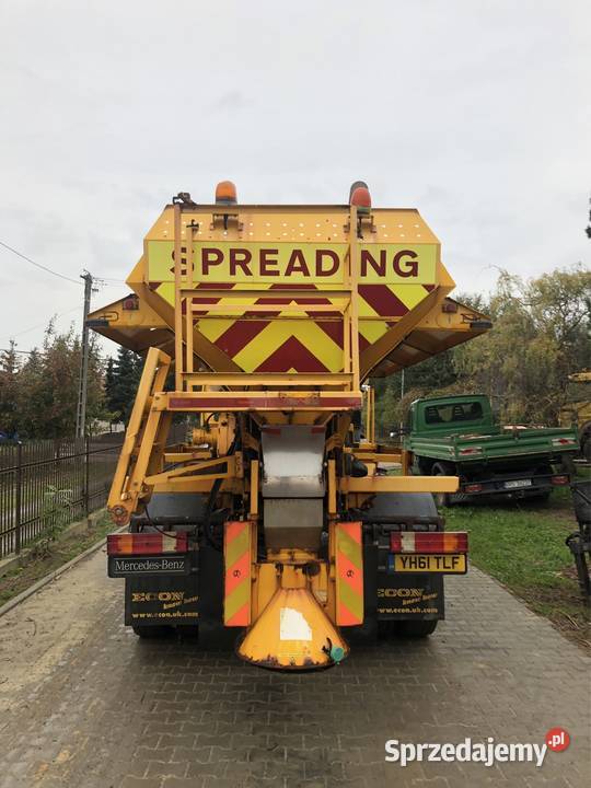 Mercedes Axor 1824 4x4 Piaskarka solarka pług podkarpackie Sędziszów Małopolski