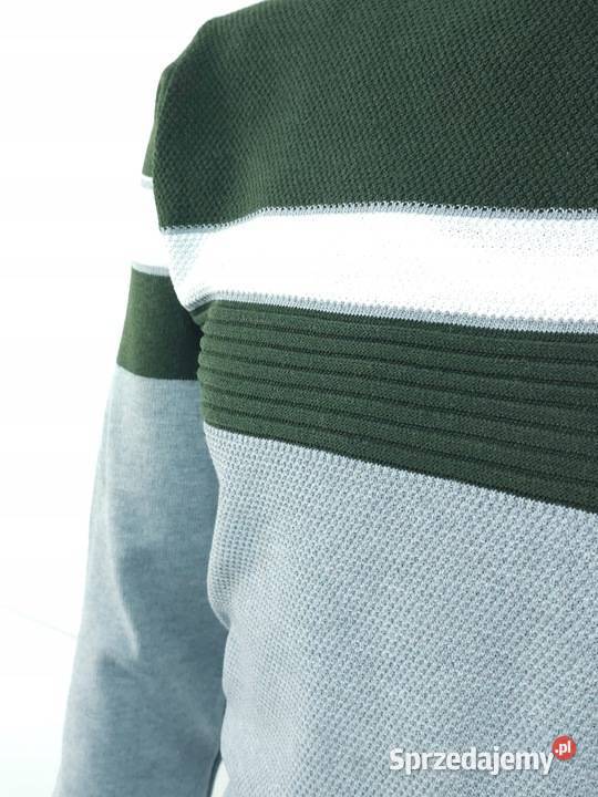 Sweter meski w paski M L XL XXL Poznań