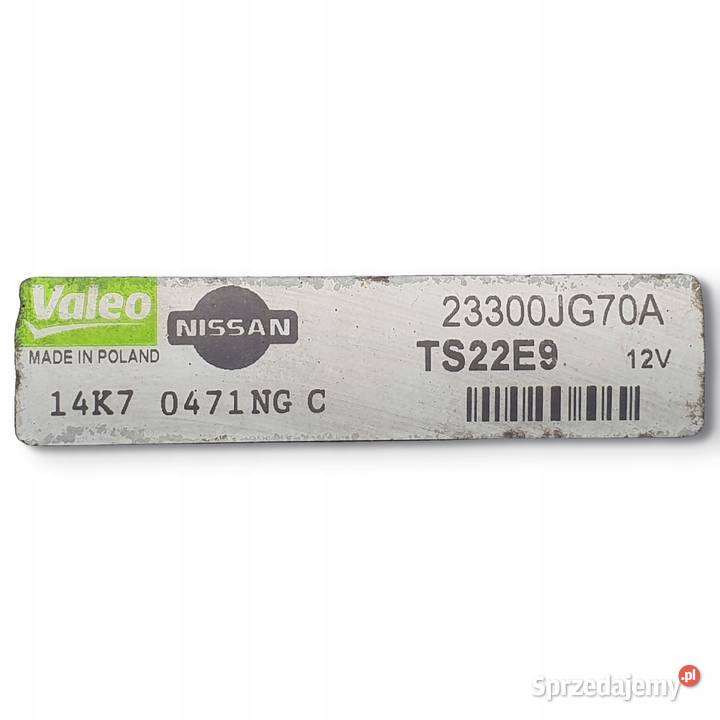 ROZRUSZNIK Nissan Qashqai 20 DCI 23300JG70A Motoryzacja lubelskie Chełm