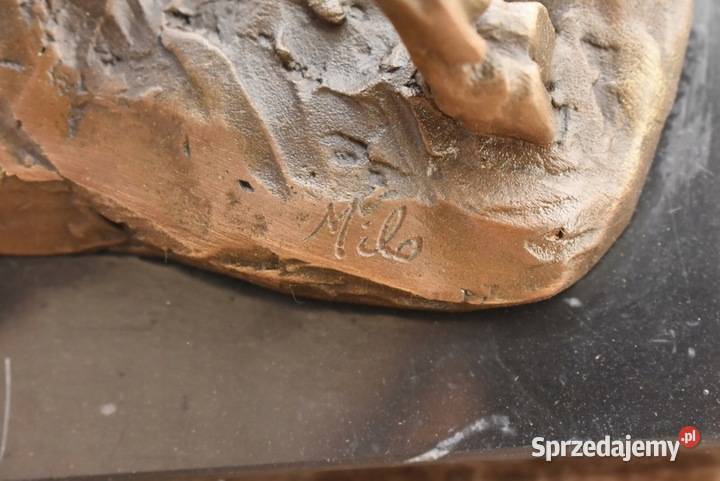 Byk z Brązu Byczek Symbol Siły Figura Rzeźba Kraków sprzedam