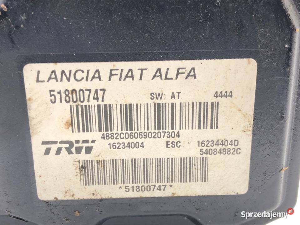 POMPA ABS FIAT CROMA 51800747 19 120 0611 osobowe