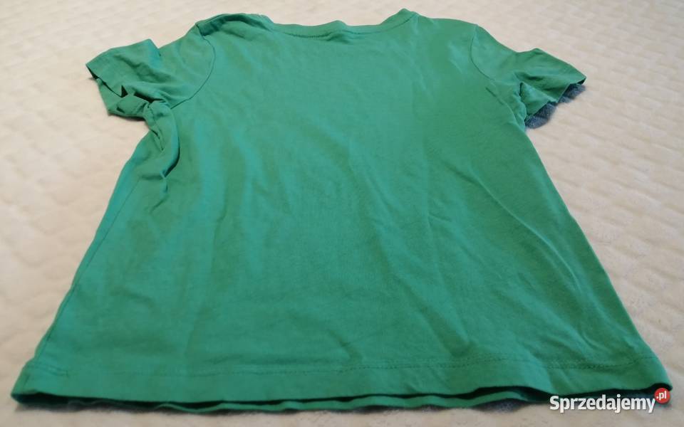 Koszulka krótki rękaw Tshirt zielona buźka 104 Czeladź sprzedam