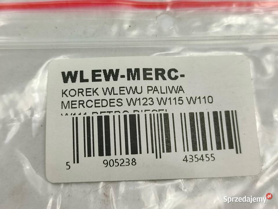 KOREK WLEWU PALIWA MERCEDES W123 W115 W110 W111 osobowe lubelskie sprzedam