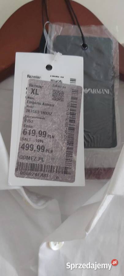 Koszula biała męska EMPERIO ARMANI Armani
