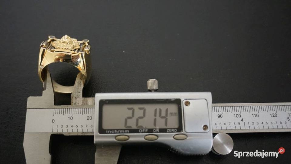 Złoty Niespotykany Super Sygnet Versace 43G mazowieckie Warszawa sprzedam