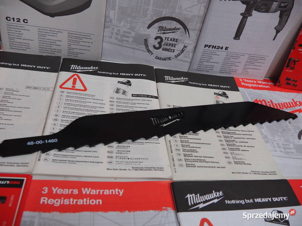 MILWAUKEE noz brzeszczot beton cegła ytong Baszkówka