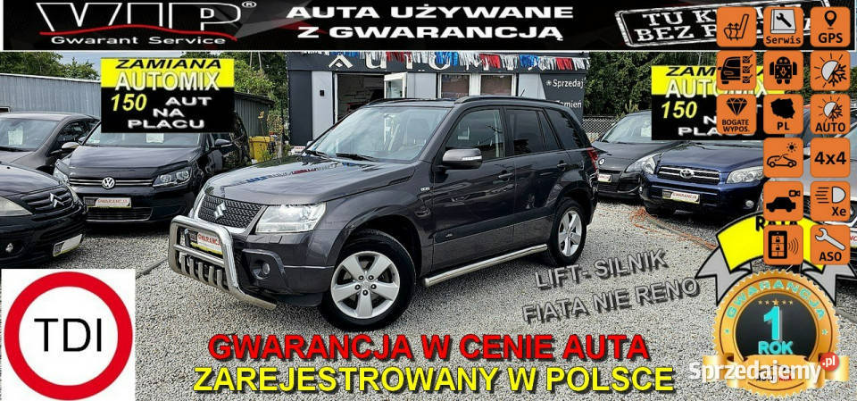 Suzuki Grand Vitara SPRZEDANY LIFT FULL 19 D Świdnica