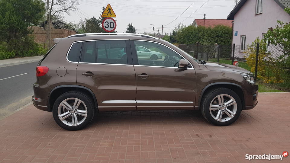 VW Tiguan 177 diesel 4x4 automat salon 1 właśc wielofunkcyjna kierownica Błonie